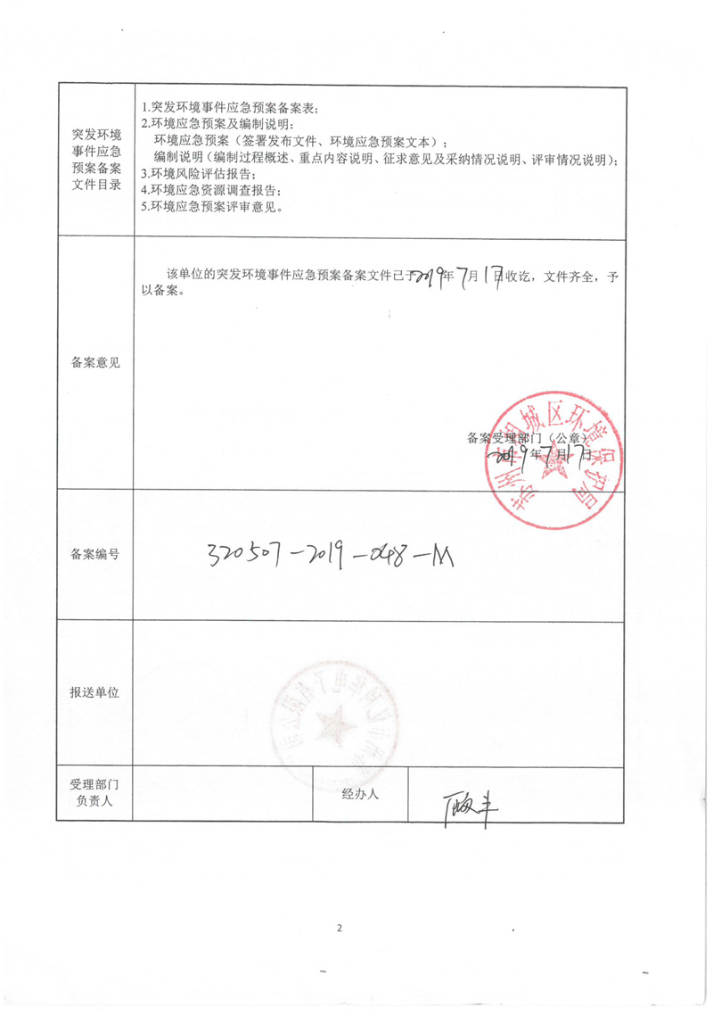 苏州工业园区应急预案备案原则