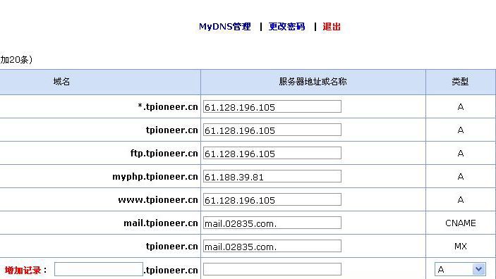 查看域名所有解析记录